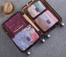 Kit de 6 Bolsas Organizadoras de Maletas - [PAGUE 4 RECIBA 6 - PROMOCIÓN POR TIEMPO SUPER LIMITADO]. Bienestar Minha loja VINOTINTO 